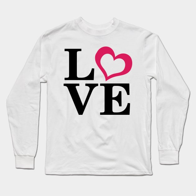 Love Pinky Long Sleeve T-Shirt by Wanda City